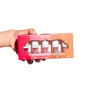 KIT LIPSTICK GIRLY X 5 PCS