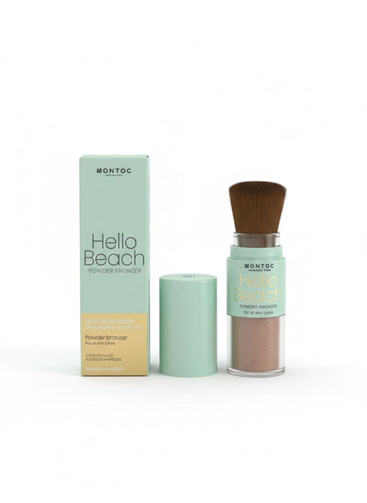 BRONZER EN POLVO + BROCHA HELLO BEACH MONTOC 02