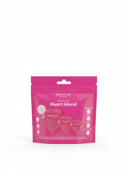 SET DE BORLAS HEART BLEND MONTOC - FUCSIA