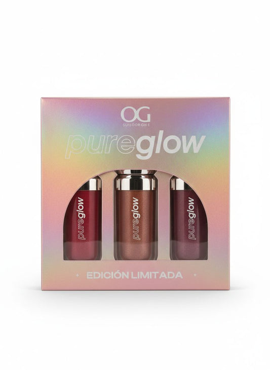 KIT LIP GLOSS X 3 PURE GLOW OG D2612