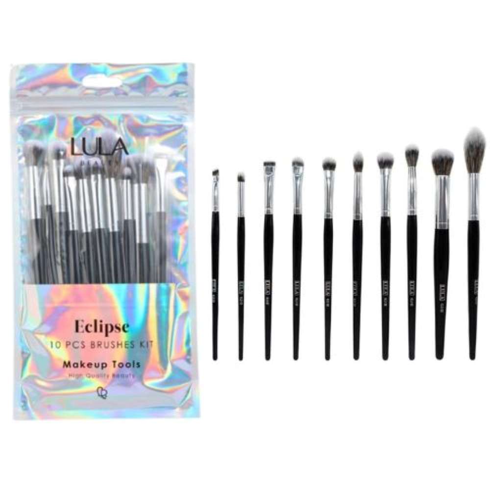 KIT DE BROCHA ECLIPSE - LULA* PARA OJOS X 10 KL2