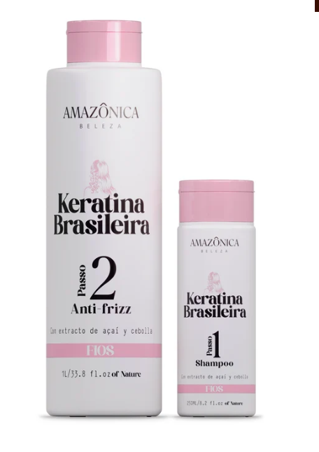 KERATINA BRASILEIRA AMAZONICA 250 ml + 1000 ml - FIOS