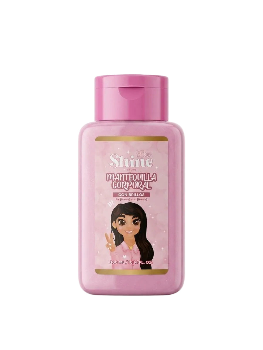 MANTEQUILLA CORPORAL GLOW SHINE X 300 ml - ROSADO