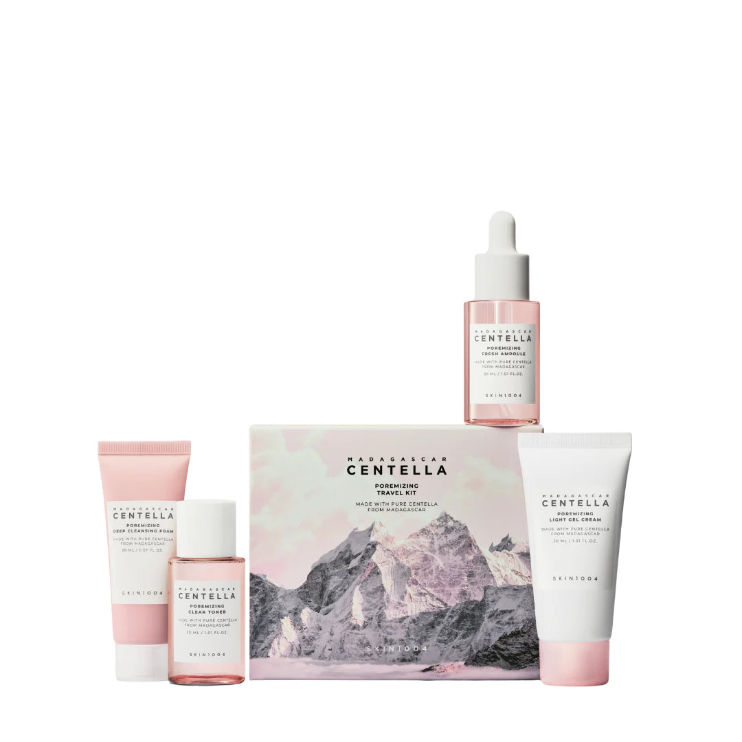 KIT VIAJERO SAL ROSADA CENTELLA X 4 PCS SKIN1004-84