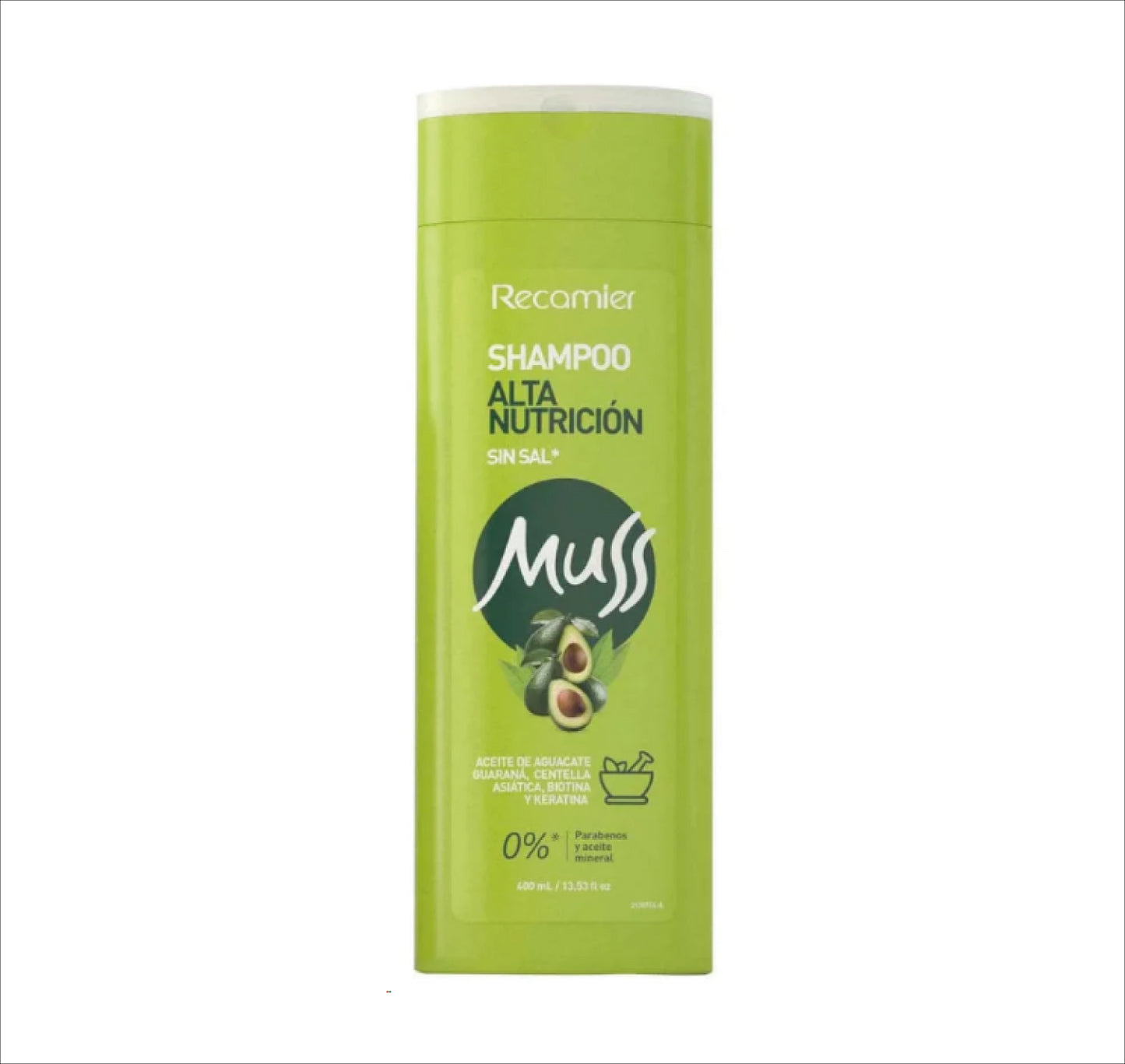SHAMPOO NUTRICIÓN MUSS x400