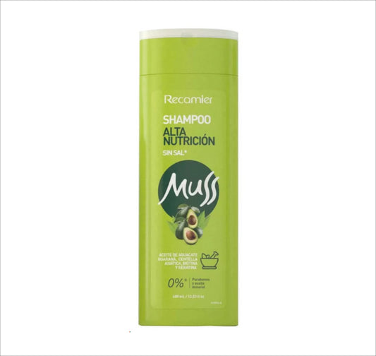 SHAMPOO NUTRICIÓN MUSS x400
