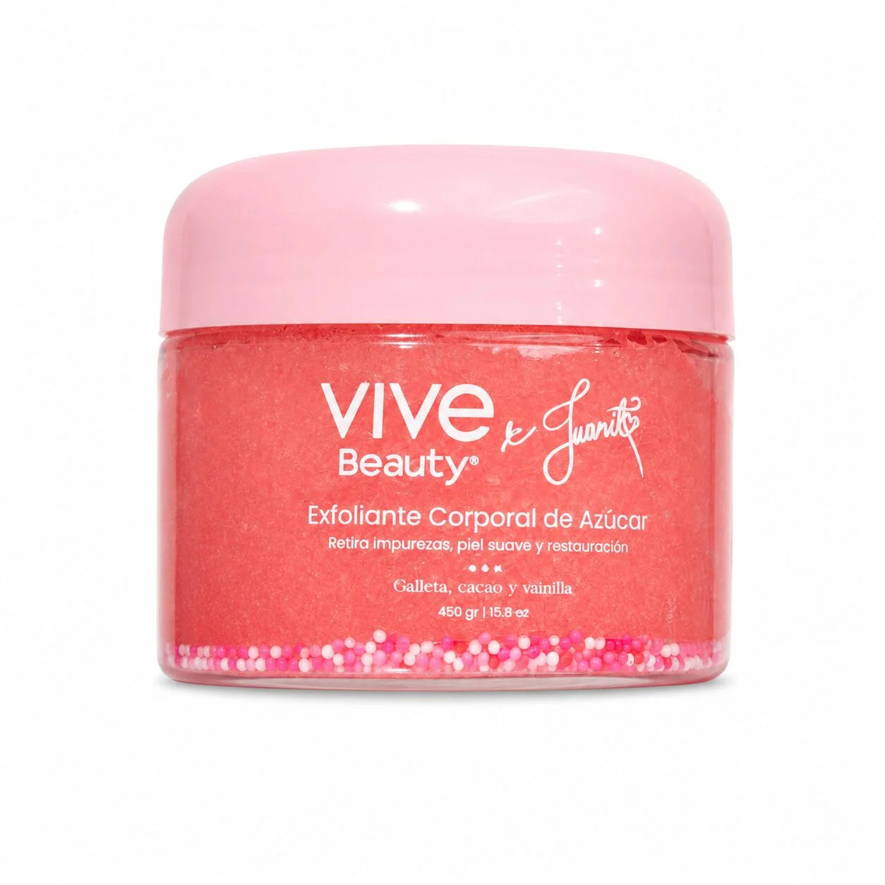 EXFOLIANTE VIVE BEAUTY CORPORAL DE AZUCAR X 450 gr - BODY PARTY