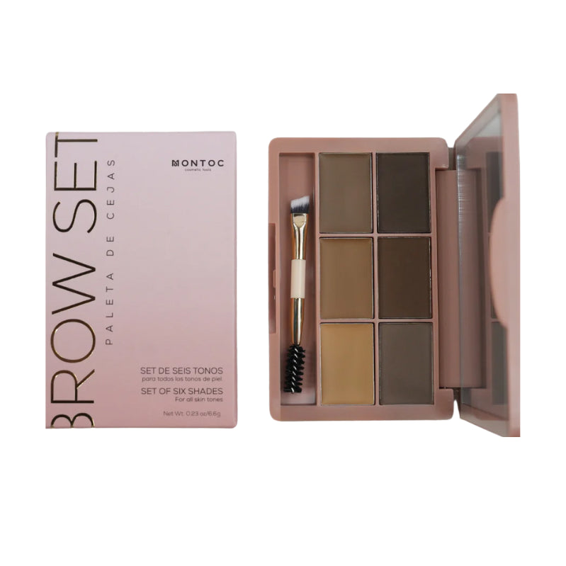 PALETA DE CEJAS MONTOC BROW SET X 6