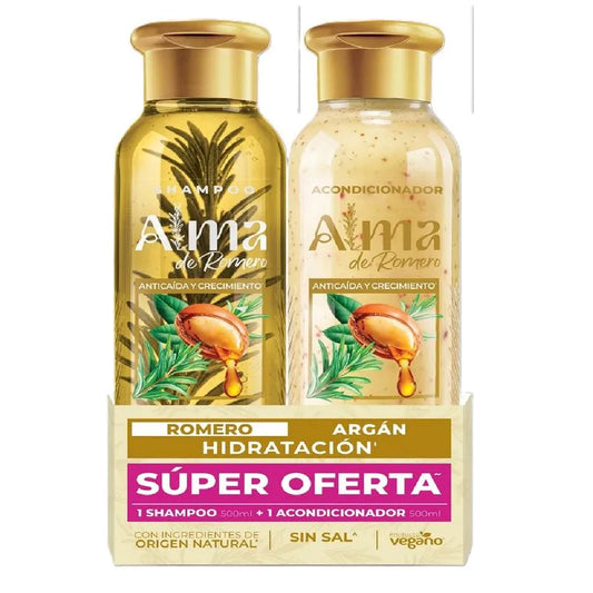 SH + ACOND ALMA DE ROMERO X 500 ml - ARGAN