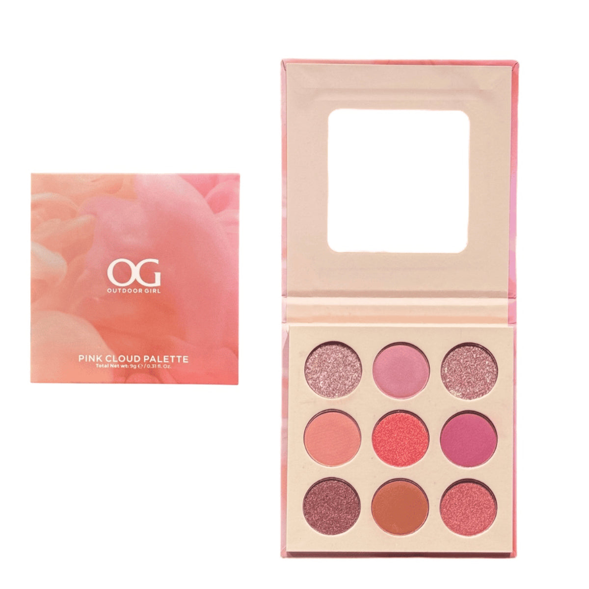 PALETA DE SOMBRAS PINK CLOUD X 9 OG* DE7277