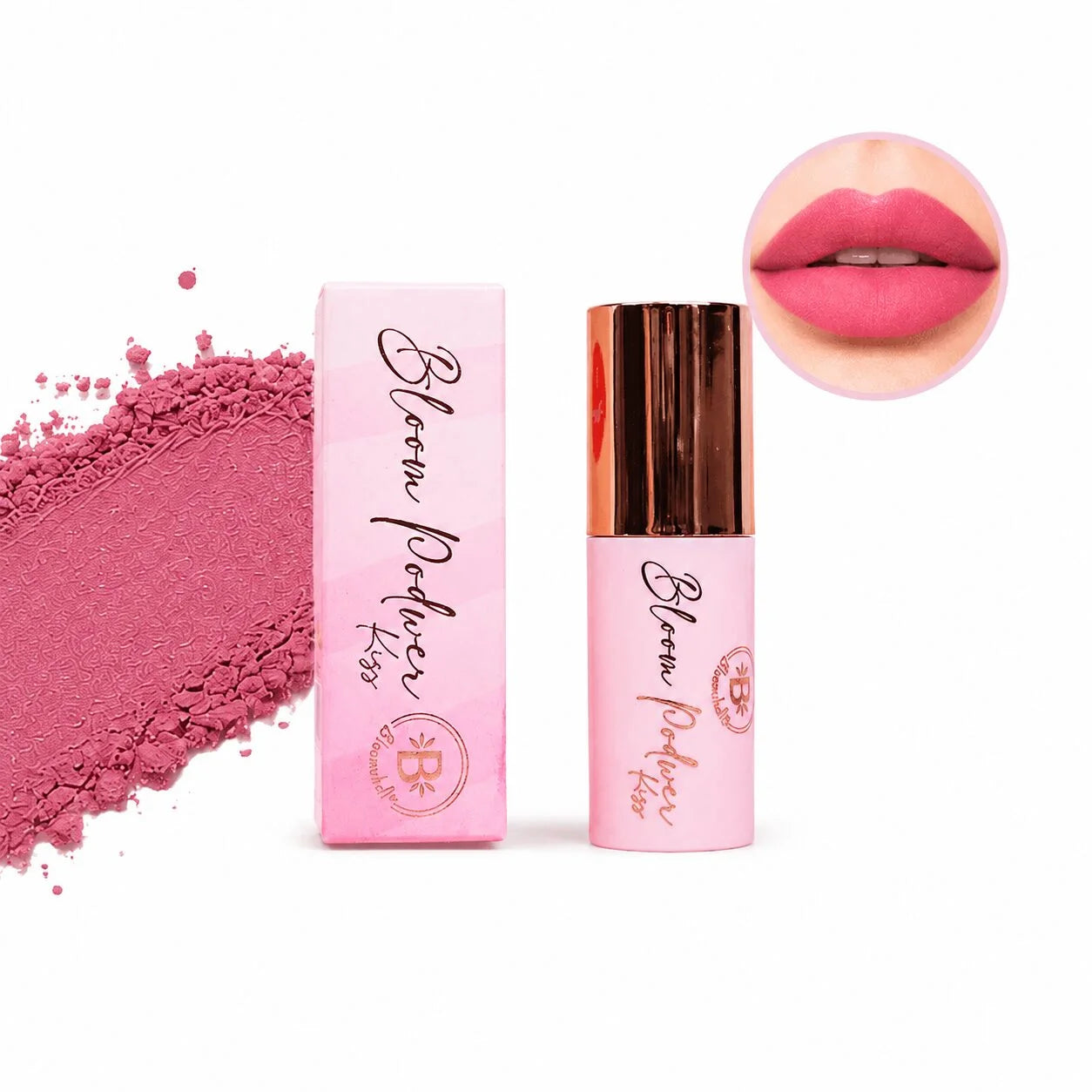 BRILLO LABIAL BLOOM PODWER KISS BL- BP00031 TONO 01 FLOWER