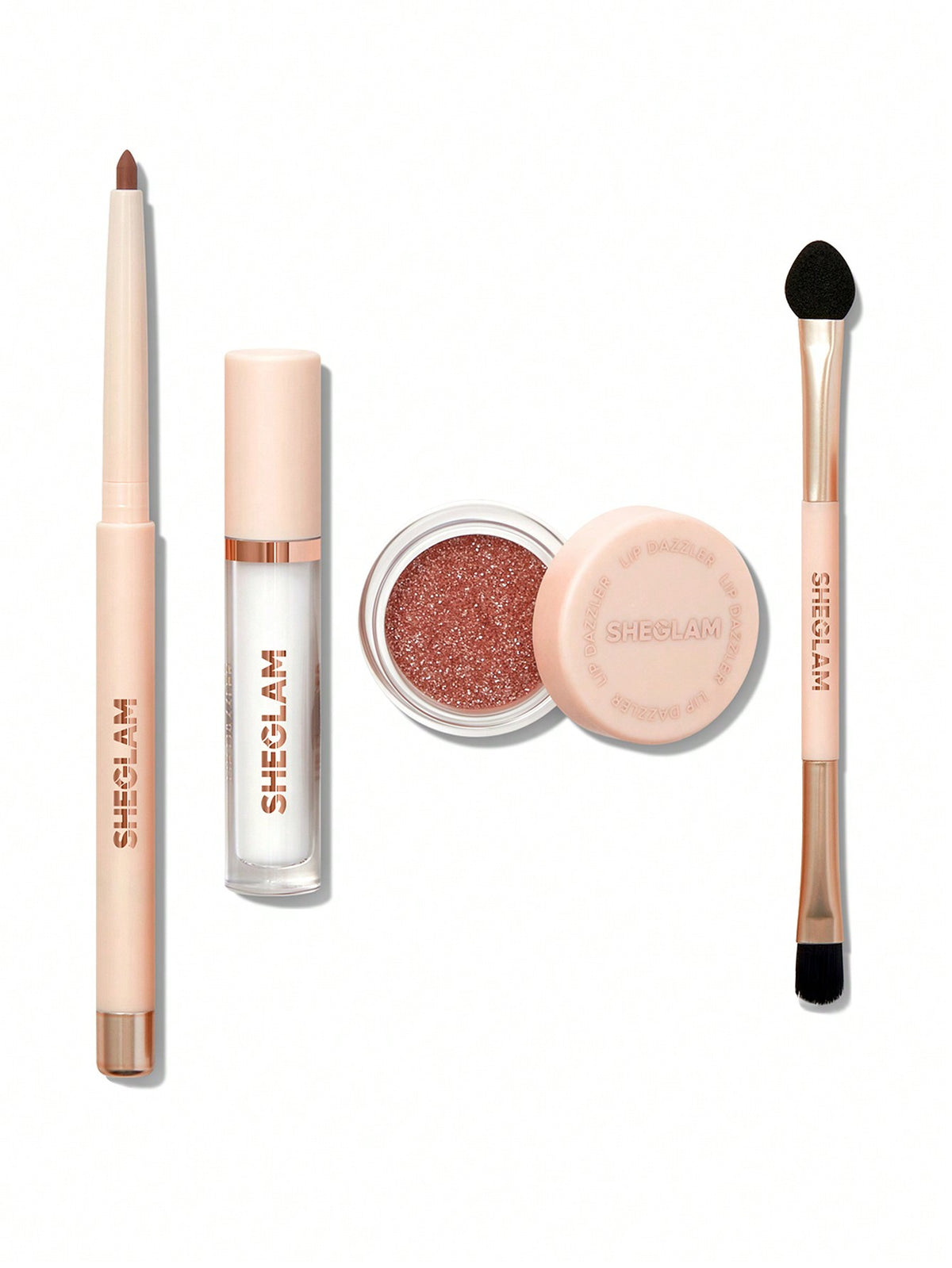 KIT DE BRILLO PARA LABIOS X 4 SHEGLAM CENTER STAGE