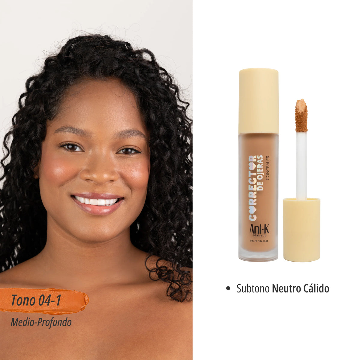 CORRECTOR LIQUIDO ANIK CONCEALER TONO 04-1  X 9 ml