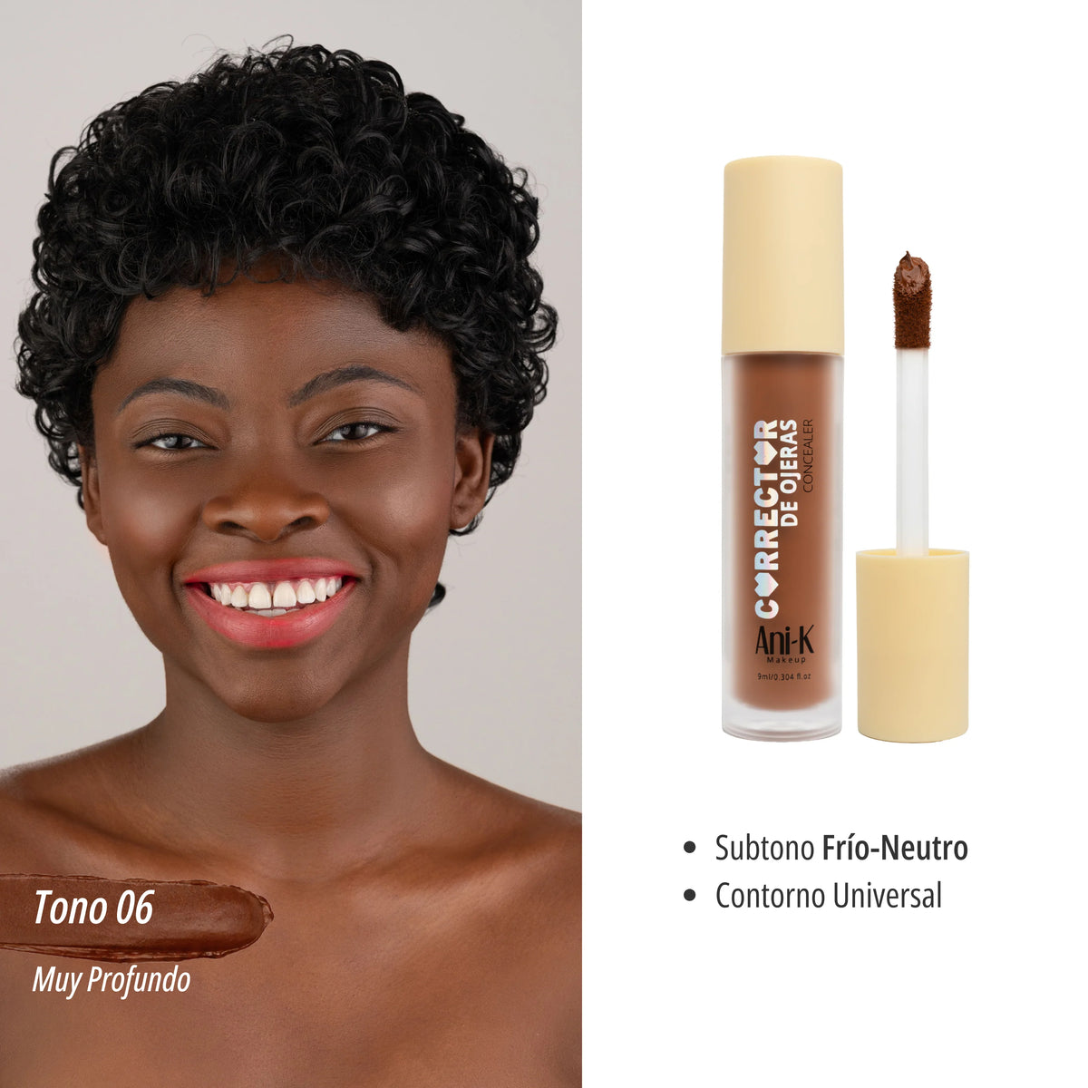 CORRECTOR LIQUIDO ANIK CONCEALER TONO 06  X 9 ml