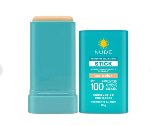 BLOQUEADOR NUDE BARRA CON COLOR X 18 gr