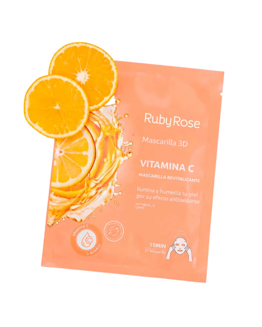 MASCARILLA FACIAL 3D RUBY ROSE VITAMINA C MASK-0002