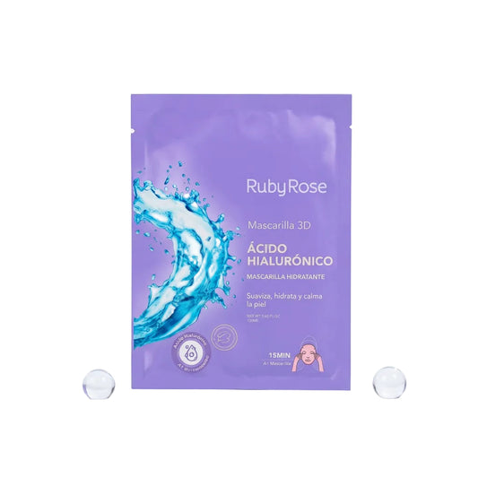 MASCARILLA FACIAL 3D RUBY ROSE ACIDO HIALURONICO MASK-0003