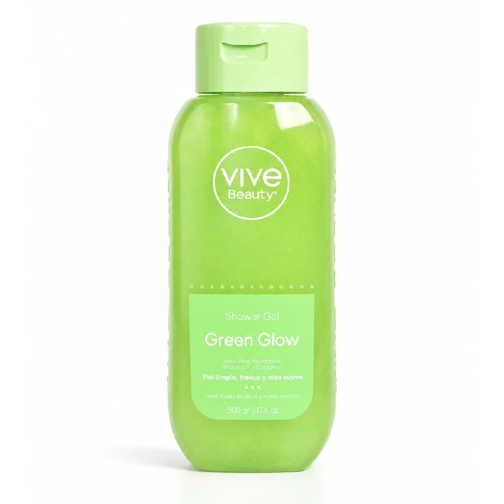 GEL DE DUCHA VIVE BEAUTY GREEN GLOW  X 500 ml