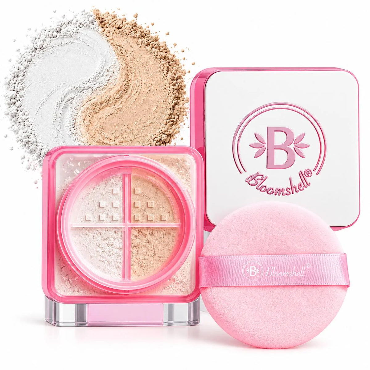 POLVO SUELTO BLOOMSHELL X 2 SET POWDER TONO 03  - BL-BPS0059