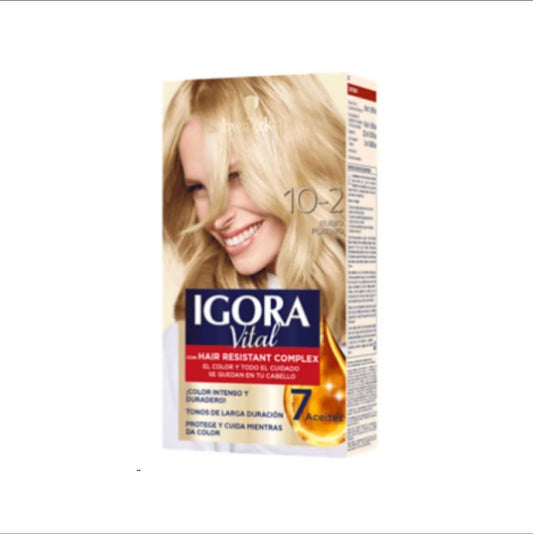 TINTURA RUBIO PLATINO 10-2 IGORA