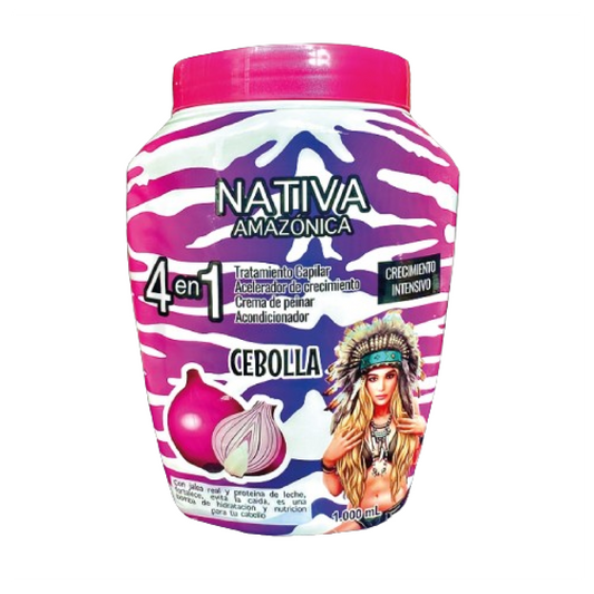 TRATAMIENTO CAPILAR NATIVA 4 EN 1 CEBOLLA  X 1000 ml
