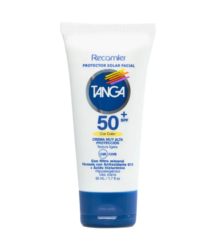 BLOQUEADOR TANGA FACIAL CON COLOR X 50 ml