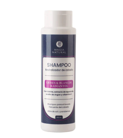 SHAMPOO MAGIA NATURAL GRIS Y BLANCOS X 450 ml