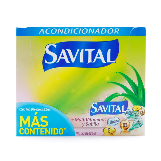 ACONDICIONADOR SAVITAL X 20 MULTIVITAMINAS