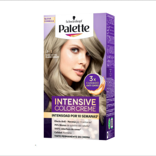 TINTURA RUBIO EXTRA CLARO CENIZO 9-1 PALETTE