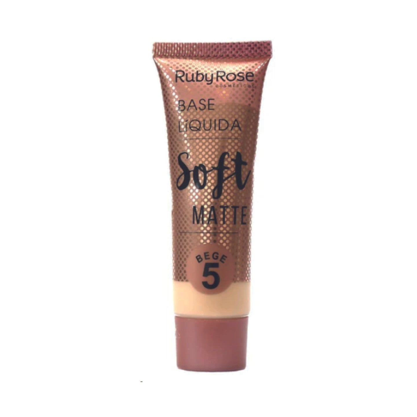 BASE LIQUIDA BEIGE 5 RUBY ROSE SOFT MATTE HB-8057