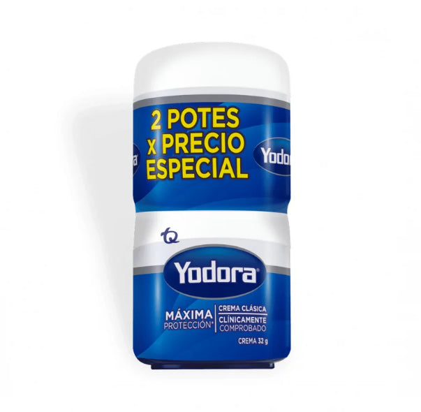 YODORA CREMA  POTE 32+32