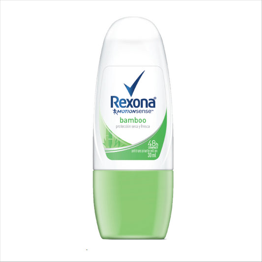 DESODORANTE REXONA MINI ROLLON bamboo  X30