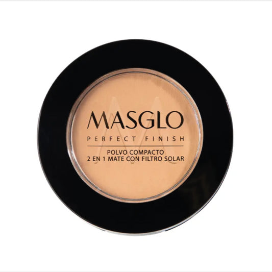 POLVO COMPACTO MASGLO TONO CLARO 2