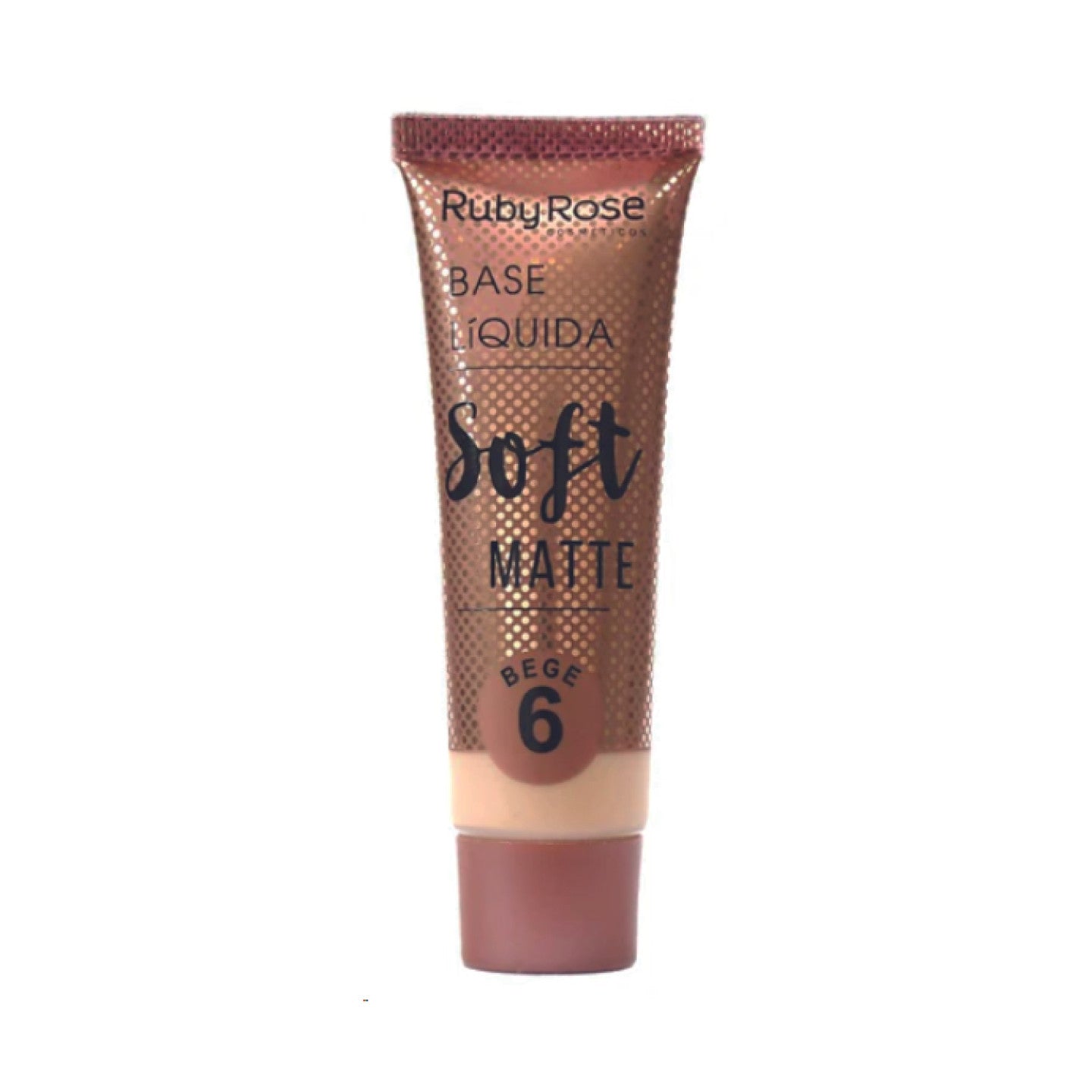 BASE LIQUIDA BEIGE 6 RUBY ROSE SOFT MATTE HB-8058