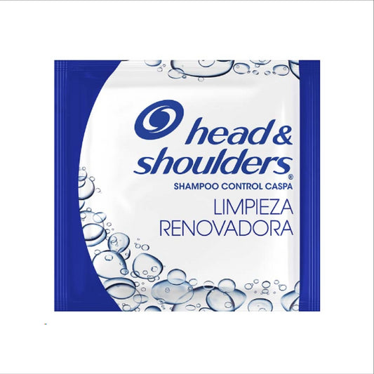 SHAMPOO HEADE SHOULDERS DISPLEY LIMPIEZA RENOVADORA 24 UN X 18 ML