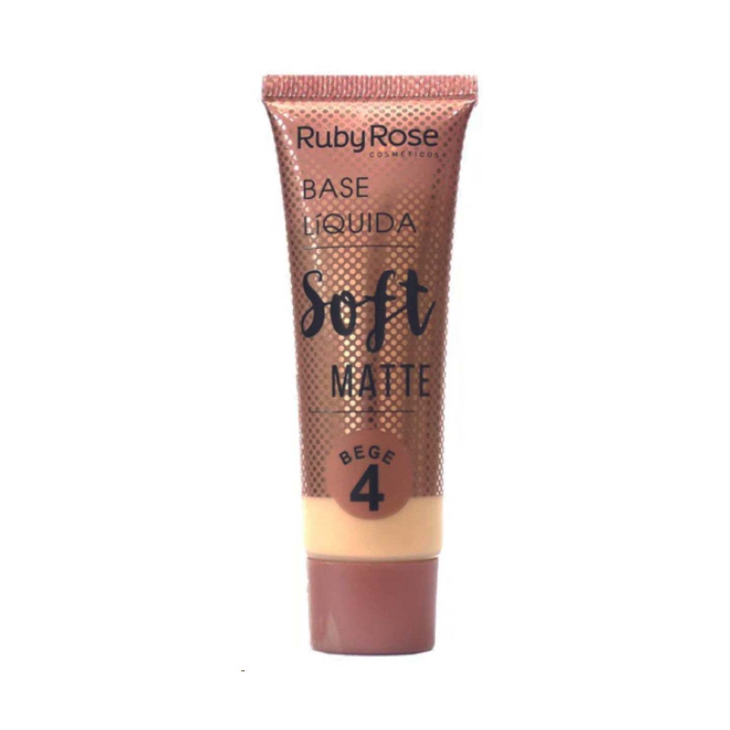 BASE LIQUIDA BEIGE 4 RUBY ROSE SOFT MATTE HB-8056