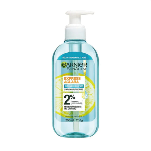 JABON EN GEL ANTI ACNE GARNIER X 200 ml 8122
