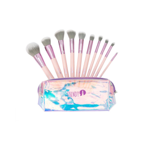 KIT DE BROCHAS X 10 PCS TORNASOL TRENDY KL10