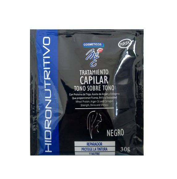 HIDRONUTRITIVO SOBRE NEGRO TRATAMIENTO  MATIZ
