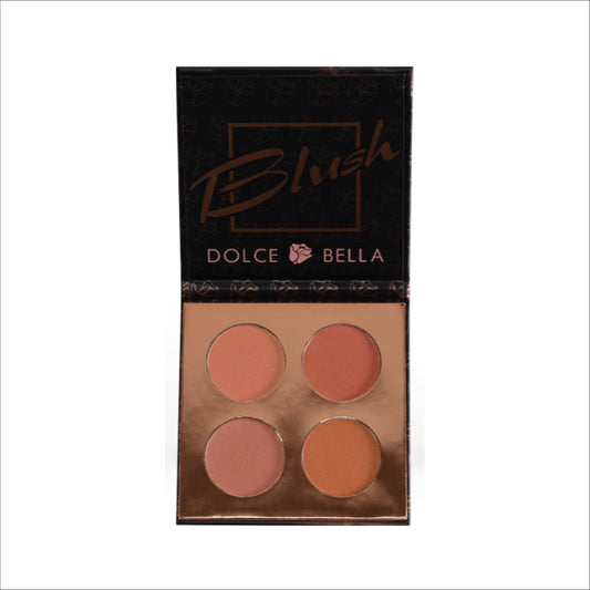 PALETA DE RUBORES X 4 DOLCE BELLA TONO 3