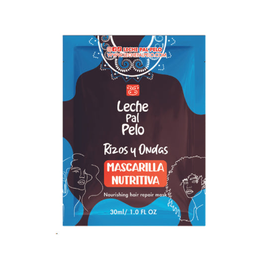MASCARILLA NUTRITIVA RIZOS Y ONDA LECHE PAL PELO SOBRE X 30 ml