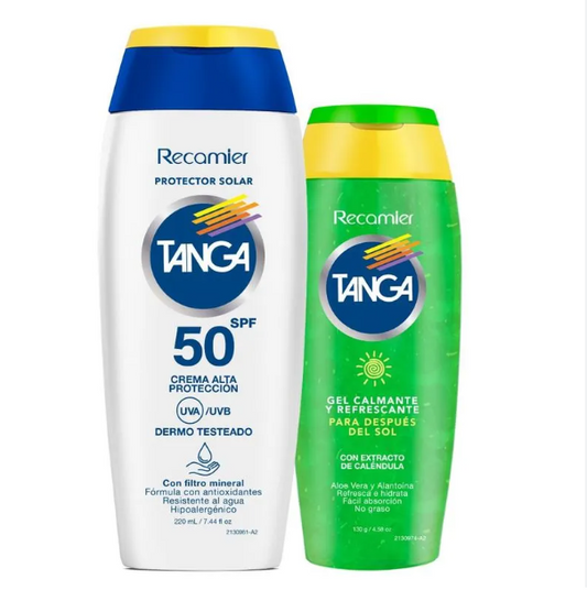 BLOQUEADOR TANGA F 50 X 130 + GEL REFRESCANTE X 130
