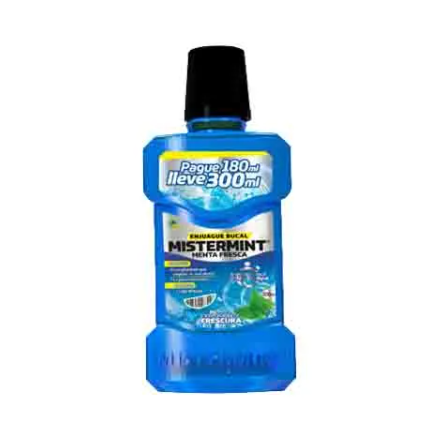 MISTERMINT MENTA FRESCA ENJUAGUE BUCAL x 300