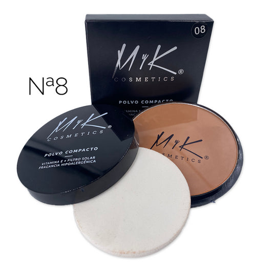 POLVO COMPACTO TONO 8 MyK-8032