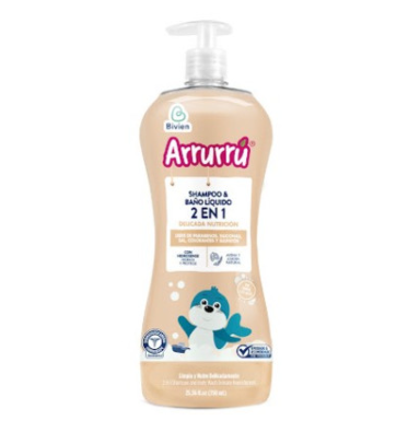 SHAMPOO ARRURRU x 750 avena 2en 1