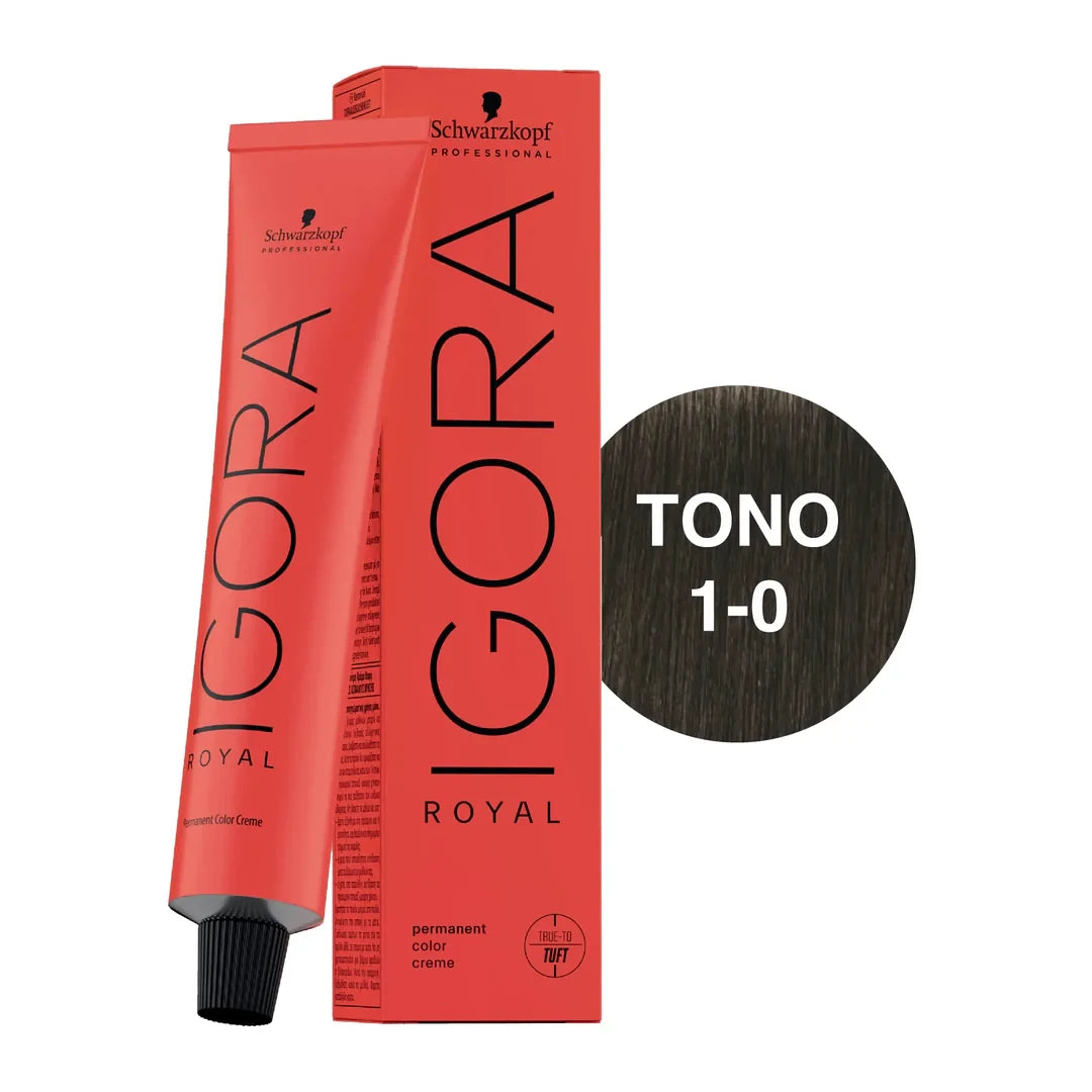 TINTURA IGORA ROYAL NEGRO NATURAL 1-0