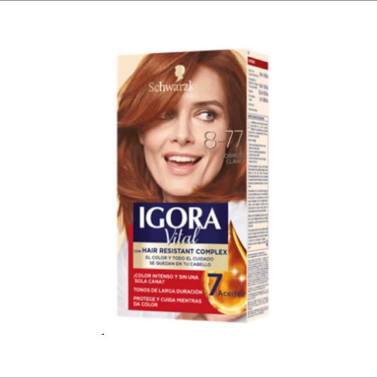 TINTURA COBRIZO CLARO 8-77 IGORA