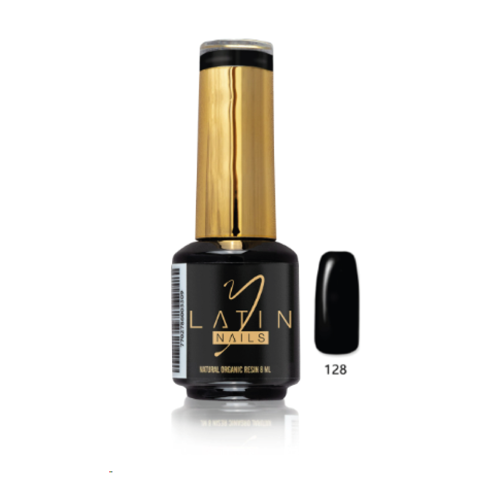 ESMALTE NEGRO LATIN SEMI PERMANENTE X 8 ml