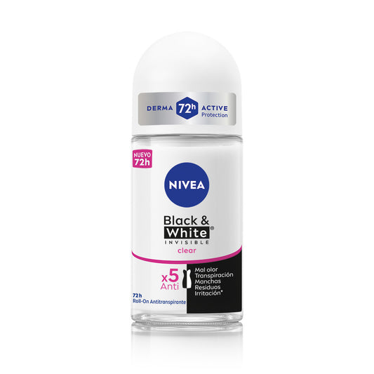 DESODORANTE NIVEA ROLLON DAMA BLACK AND WHITE X 50 ML