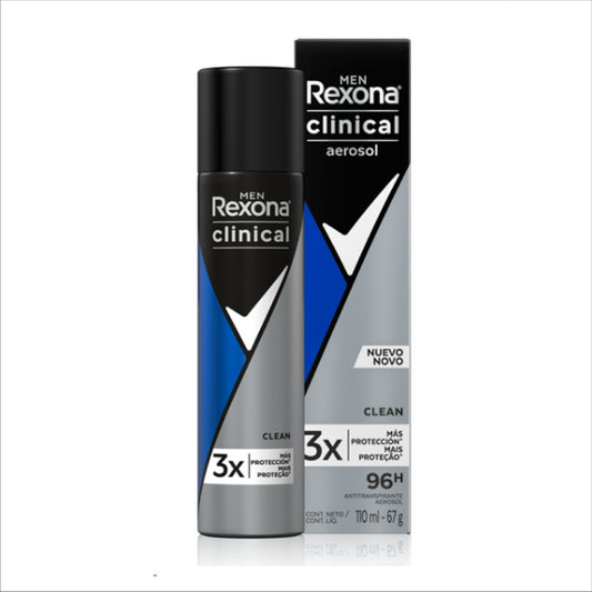 DESODORANTE REXONA AEROSOL CLINIAL HOMBRE